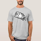 BASS & BONES White T-Shirt (Vorderseite)