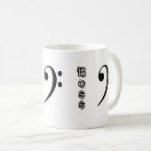 Bass Boss Bass Clef Tasse (VorderseiteRechts)