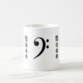 Bass Boss Bass Clef Tasse