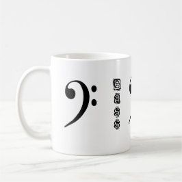 Bass Boss Bass Clef Tasse