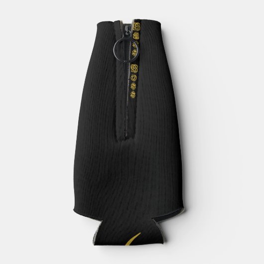 Bass Boss Flasche Cooler in Gold Flaschenkühler (Rückseite)