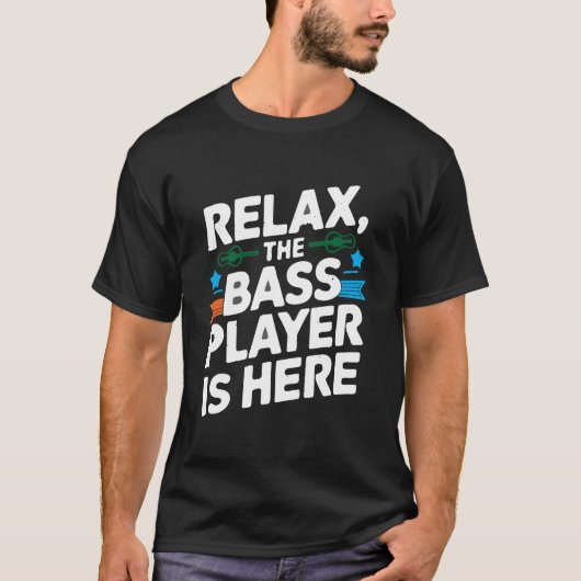 Bass Brings Peace - Funny T-Shirt für Rhythm Keepe (Vorderseite)