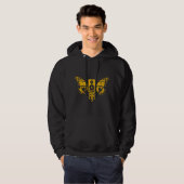 Bass Butterfly Gold Hoodie (Vorne ganz)