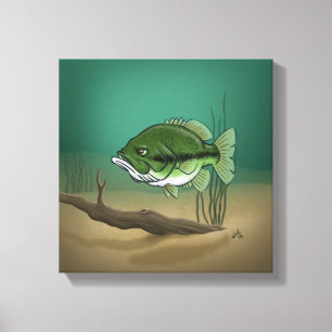 Bass Canvas Print Leinwanddruck