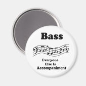 Bass Choir-Geschenk Magnet (Vorderseite/Rückseite)