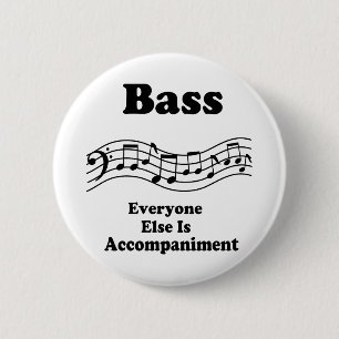 Bass-Chor-Geschenk Button