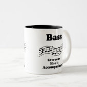 Bass-Chor-Geschenk Zweifarbige Tasse (VorderseiteRechts)