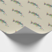 Bass Christmas Wrapping Paper Geschenkpapier (Ecke)