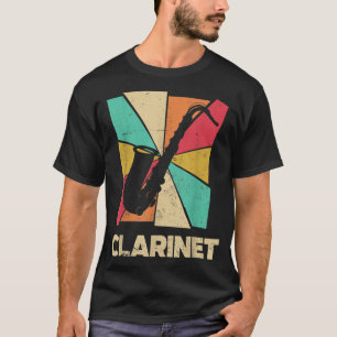 Bass Clarinet Clarinetist Clarinet Player Silhouet T-Shirt
