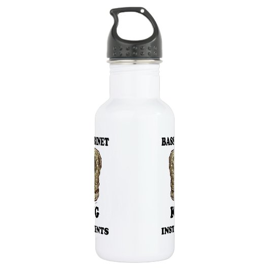 Bass Clarinet King of Instruments Edelstahlflasche (Rückseite)