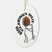 Bass Clarinet Nut Keramikornament (Links)