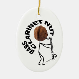 Bass Clarinet Nut Keramikornament