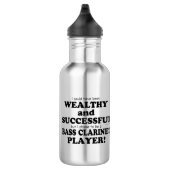 Bass Clarinet Wohlhabend und erfolgreich Edelstahlflasche (Rechts)