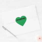 Bass Clarinetaholic Life Heart Sticker (Umschlag)