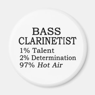 Bass-Clarinetist-Heißluft Magnet