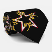 Bass Clef Bass Player Geschenk Krawatte (Gerollt)