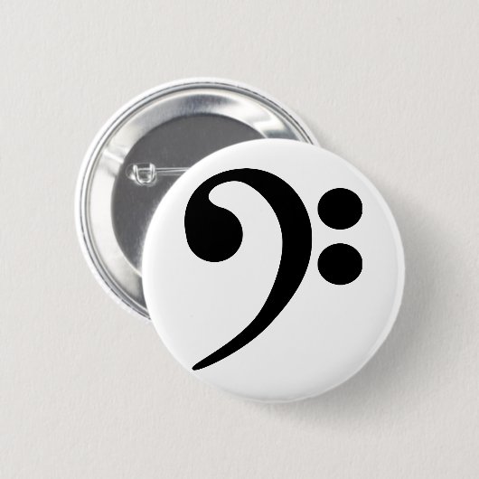 Bass Clef Button (Vorne & Hinten)