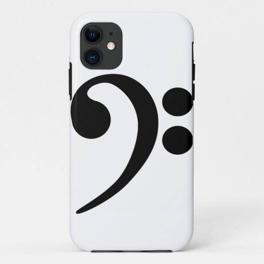 Bass Clef Case-Mate iPhone Hülle (Rückseite)