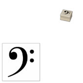 Bass Clef Gummistempel (Stempel)