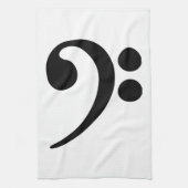 Bass Clef Handtuch (Vertikal)