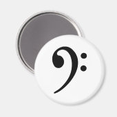 Bass clef magnet (Vorderseite/Rückseite)