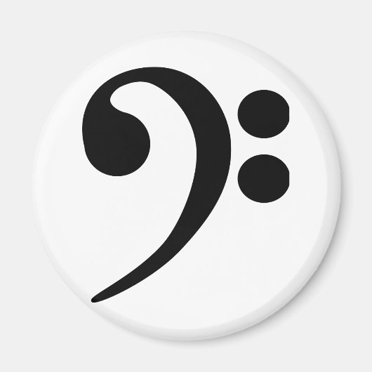 Bass Clef Magnet (Vorne)