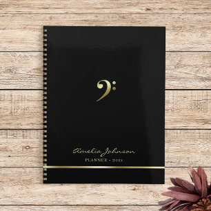 Bass Clef Modernes Musiklehrerbüro Planer