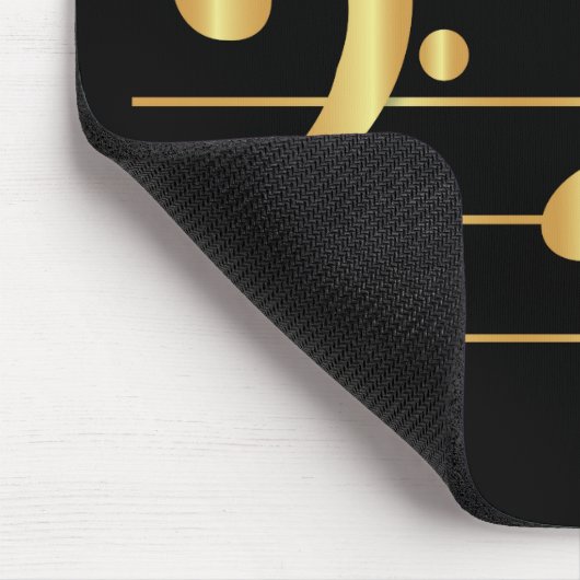 Bass clef mousepad (Ecke)