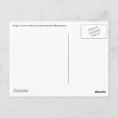 Bass Clef Music Band Instrument Postkarte (Rückseite)