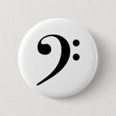Bass Clef Music Button (Vorderseite)