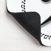 Bass Clef Music Note Design Mousepad (Ecke)