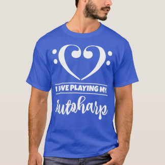 Bass Clef Musical Heart I Liebe spielen meine Auto T-Shirt
