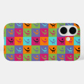 Bass Clef Musikmuster Orange Pink Lila Case-Mate iPhone Hülle (Rückseite (Horizontal))