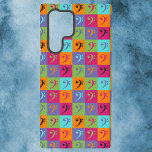 Bass Clef Musikmuster Samsung Galaxy Hülle<br><div class="desc">Suchen Sie ein Musikmotiv-Handy-Gehäuse? Sie werden diese Handy-Gehäuse mit einem lustigen Muster von Bass-Stilsymbolen in schwarz,  rosa,  grün,  blau und orange gemacht Liebe.</div>