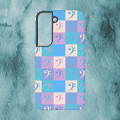 Bass Clef Pattern Music Pastel Samsung Galaxy Hülle