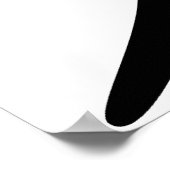 Bass Clef Poster (Ecke)