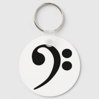Bass Clef Schlüsselanhänger
