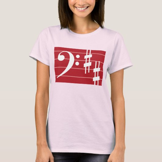 Bass Clef T - Shirt (Vorderseite)