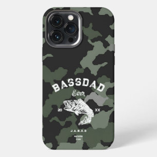 BASS DAD ALLERZEITEN Lustiger Angel-Vatertag  iPhone 13 Pro Max Hülle