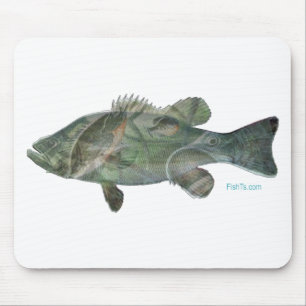 Baß, der innerhalb des Bass-Großen Wandeffektes Mousepad