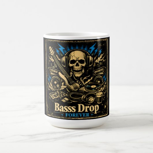 Bass Drop – Low Frequency Music Power Kaffeetasse (Mittel)