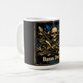 Bass Drop – Low Frequency Music Power Kaffeetasse (Vorderseite Links)