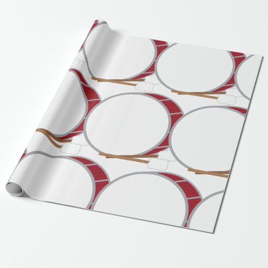 Bass Drum Geschenkpapier (Ungerollt)