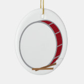 Bass Drum Keramik Ornament (Rechts)