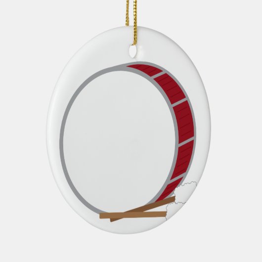 Bass Drum Keramik Ornament (Rechts)