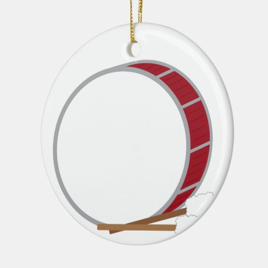 Bass Drum Keramik Ornament (Links)