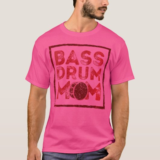 Bass Drum Mama Bass Drummer Percussionist Ma T-Shirt (Vorderseite)