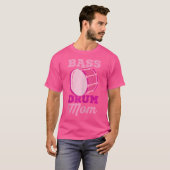 Bass Drum Mama Drummer Mutter T-Shirt (Vorne ganz)