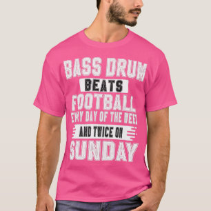 Bass Drum Music Marching Band Bass Drums  T-Shirt