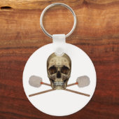 Bass Drum Pirate Schlüsselanhänger (Vorderseite)